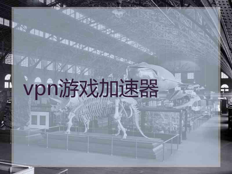 vpn游戏加速器