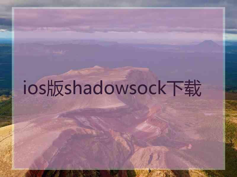 ios版shadowsock下载