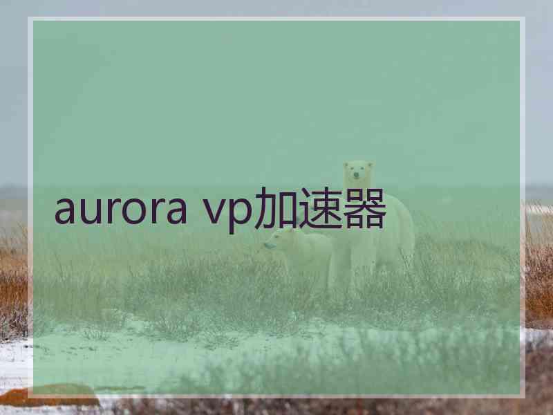 aurora vp加速器