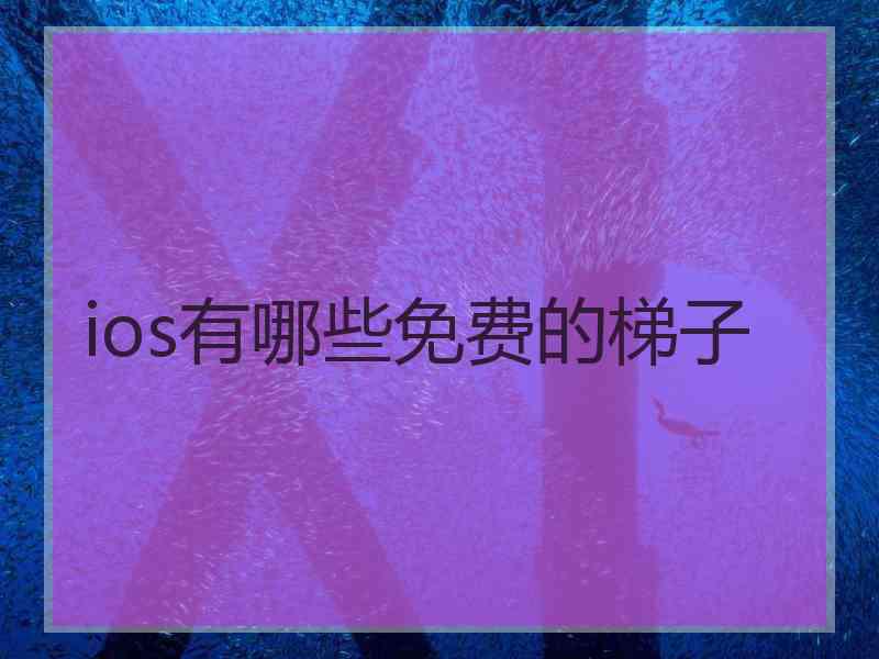 ios有哪些免费的梯子