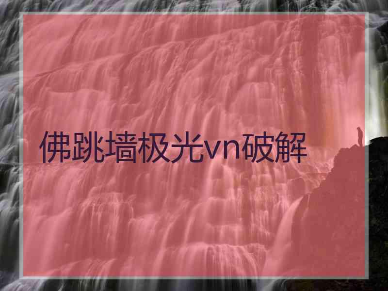 佛跳墙极光vn破解