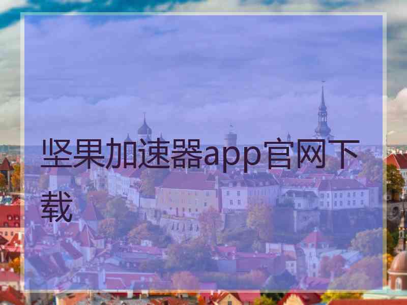 坚果加速器app官网下载