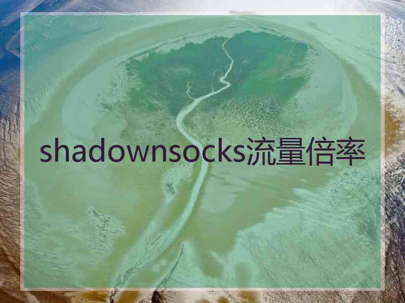 shadownsocks流量倍率