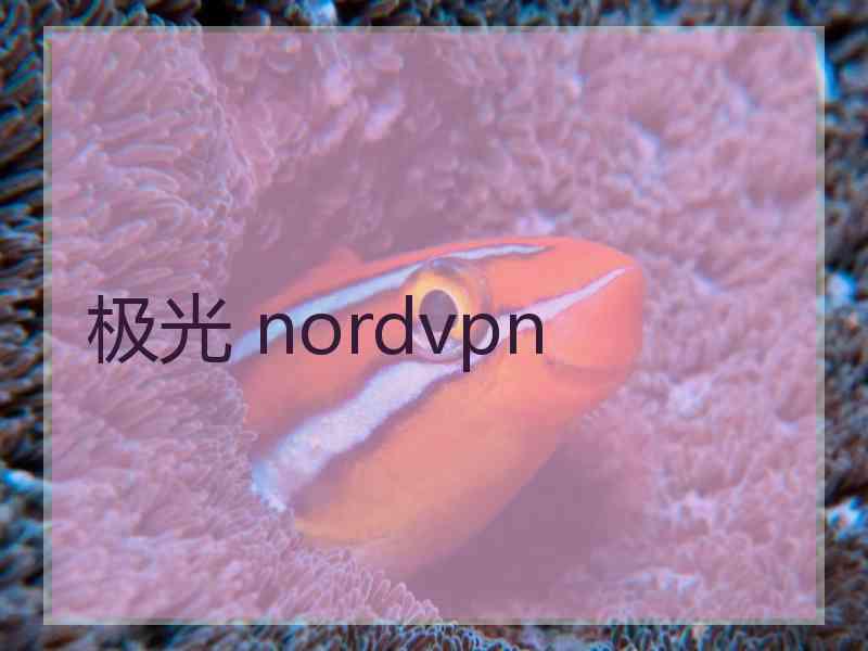 极光 nordvpn