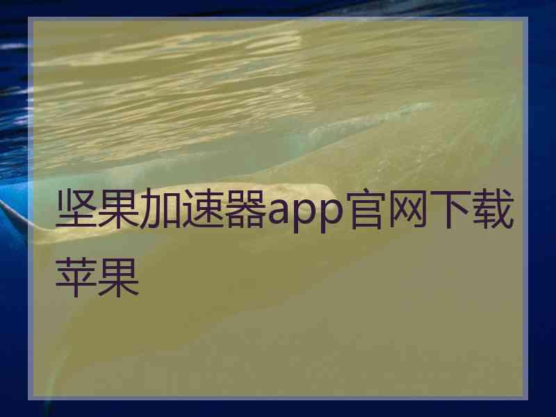 坚果加速器app官网下载苹果