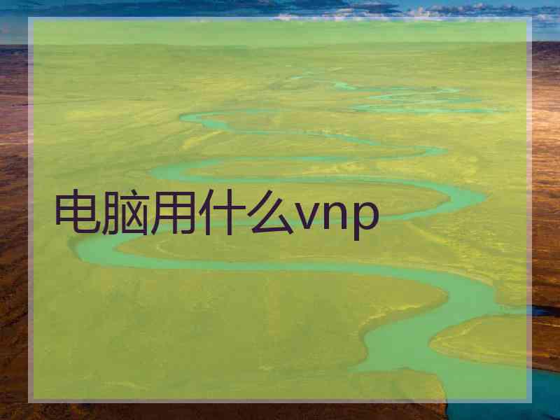 电脑用什么vnp