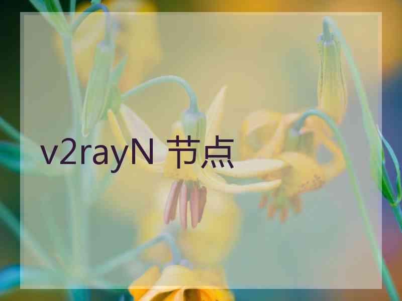 v2rayN 节点