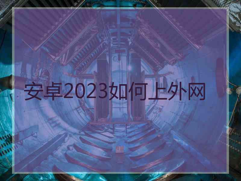 安卓2023如何上外网