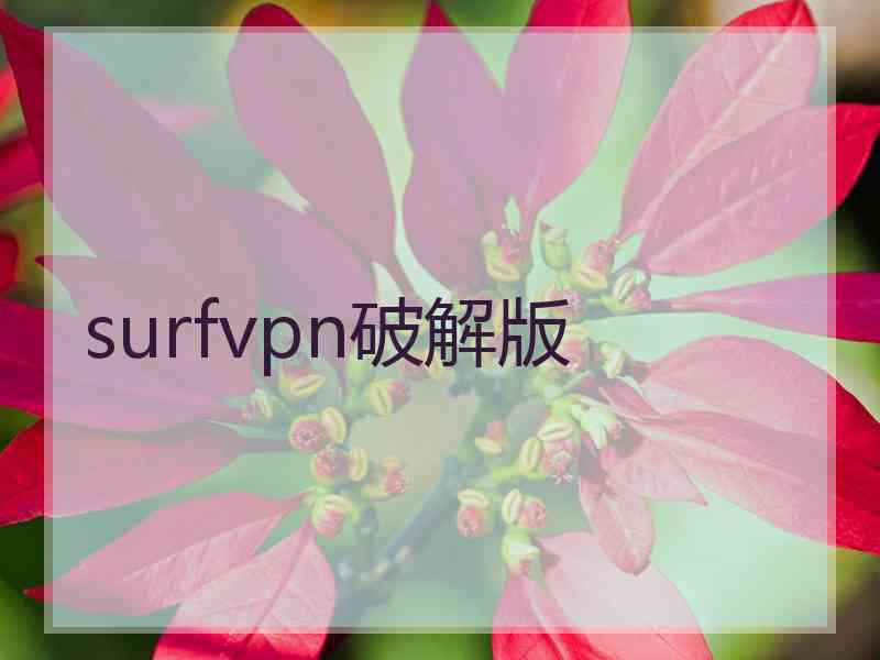 surfvpn破解版