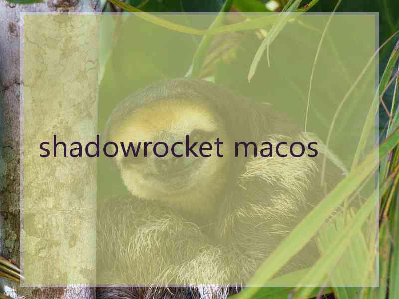 shadowrocket macos