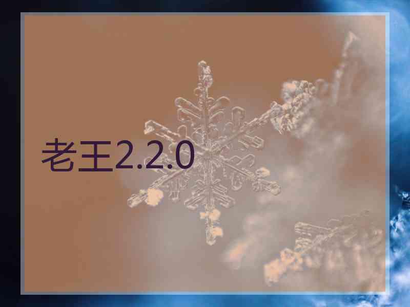 老王2.2.0