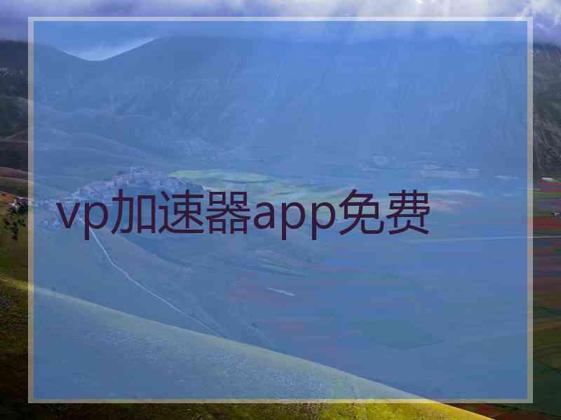 vp加速器app免费