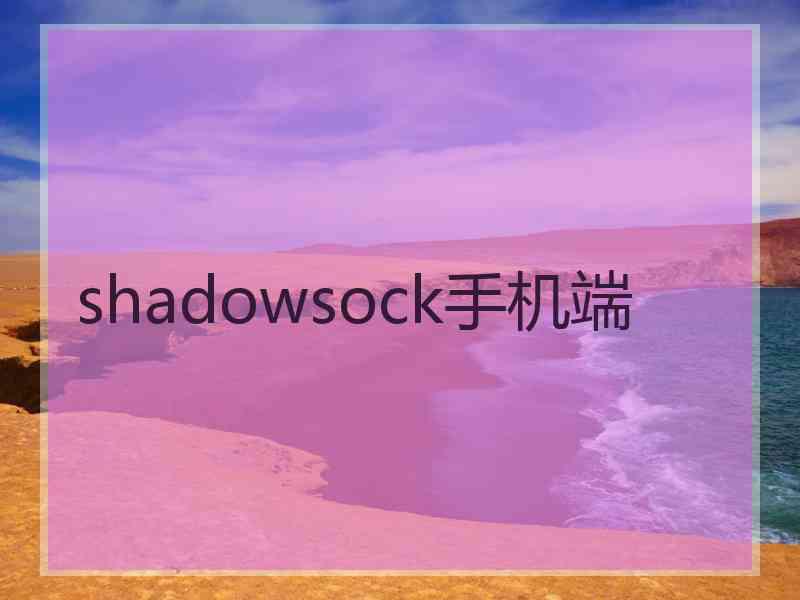 shadowsock手机端