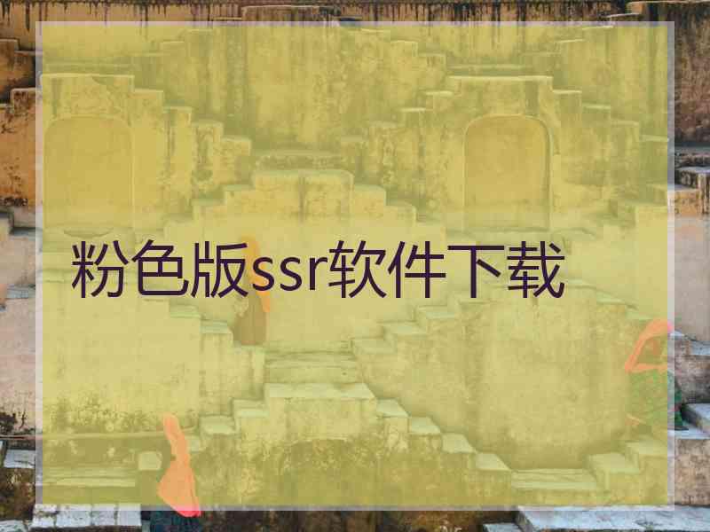 粉色版ssr软件下载