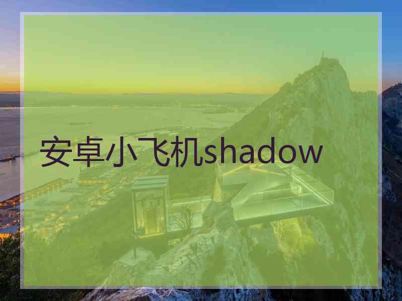 安卓小飞机shadow