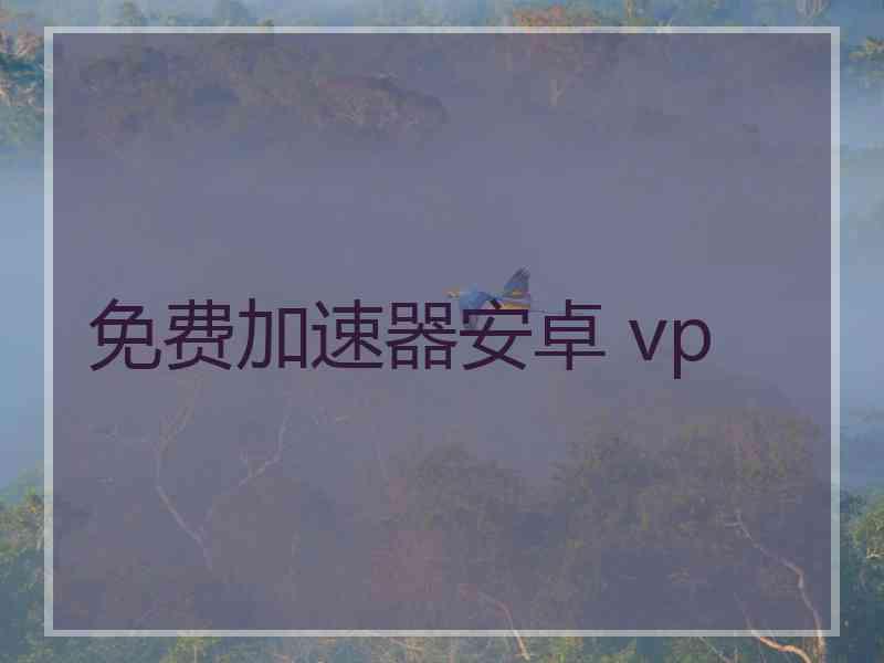 免费加速器安卓 vp