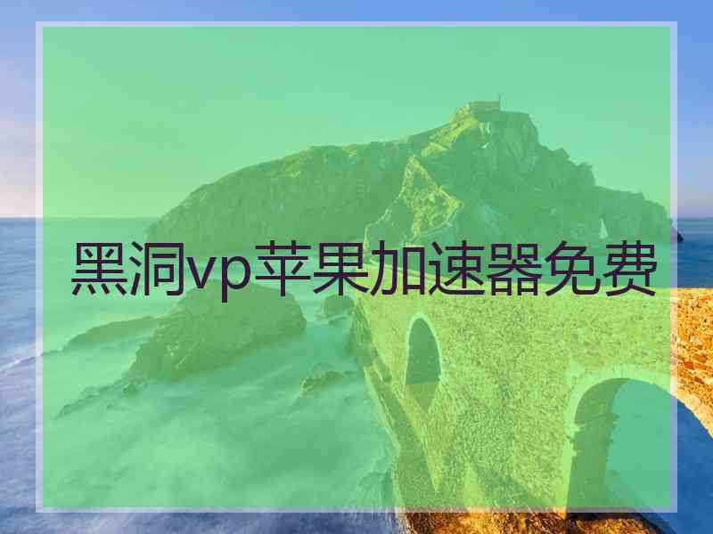 黑洞vp苹果加速器免费